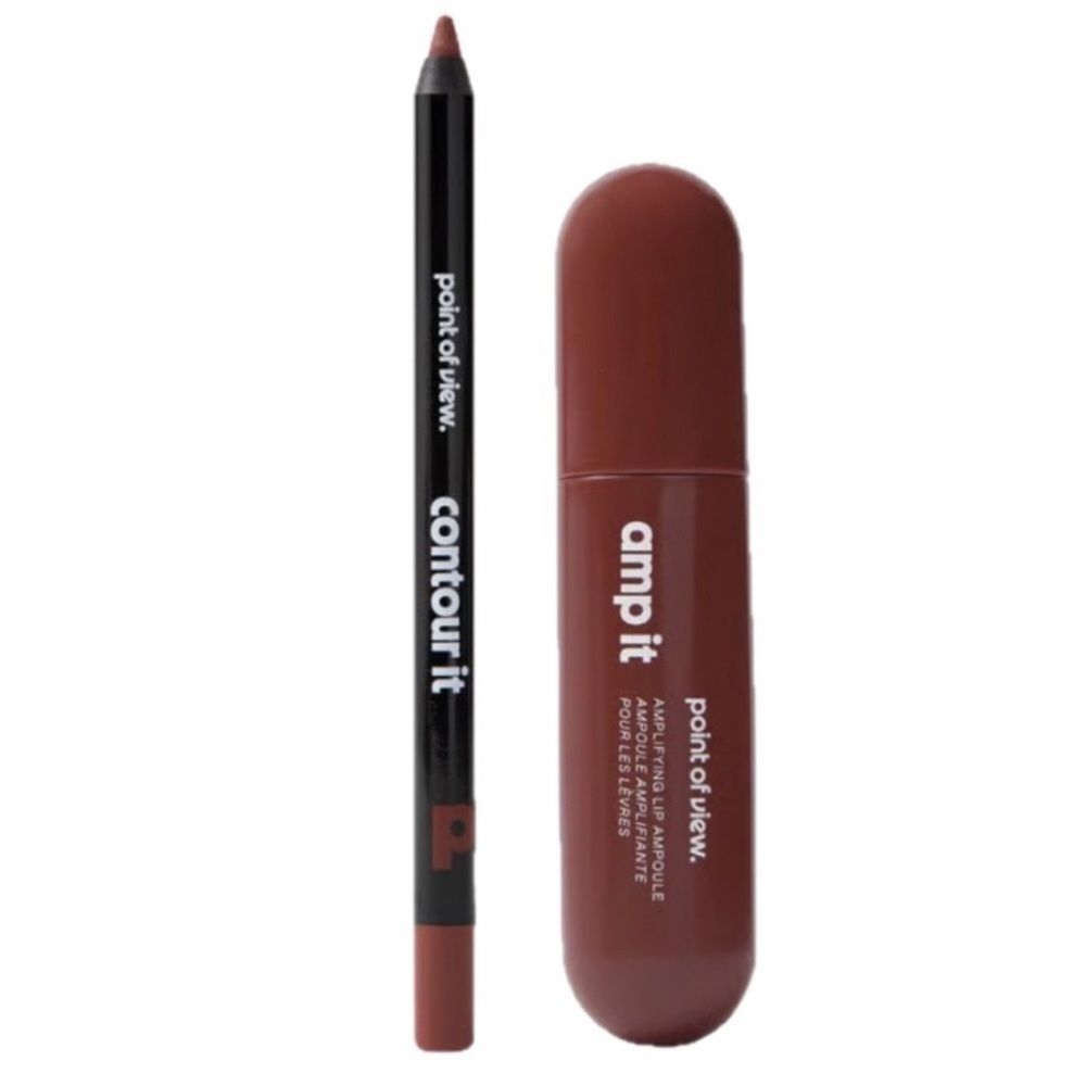 POV Point of View Amp It Lip Kit - Toasted Marshmallow and charred cider  $42